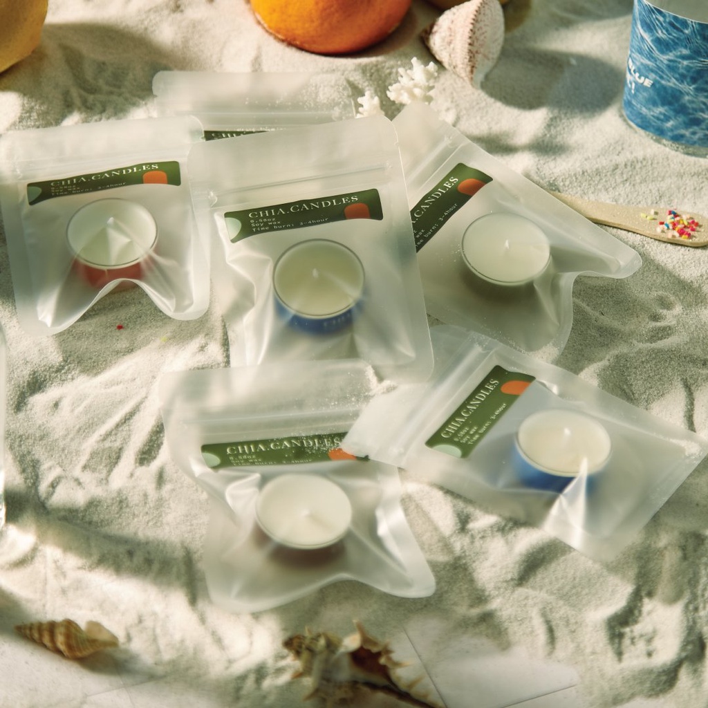 Nến Thơm Tealight Chia.kandles Hương Chillin 0,58oz