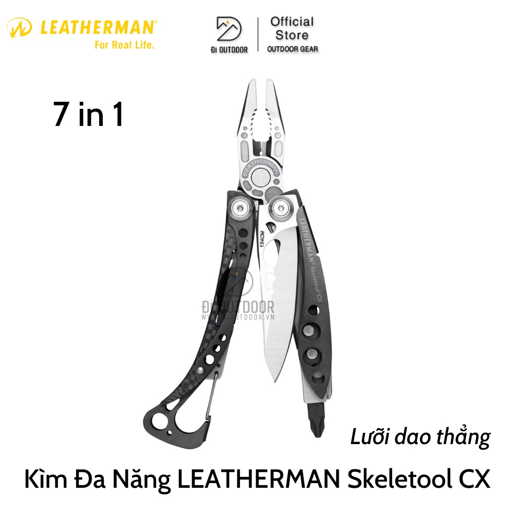 Kìm Đa Năng Leatherman SKELETOOL CX – Multi-Tool (7 In 1)
