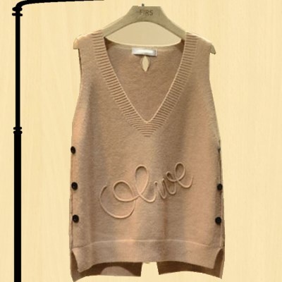 Áo Len Nữ Không Tay Cổ Chữ V Thời Trang Hàn Quốc Mới | BigBuy360 - bigbuy360.vn