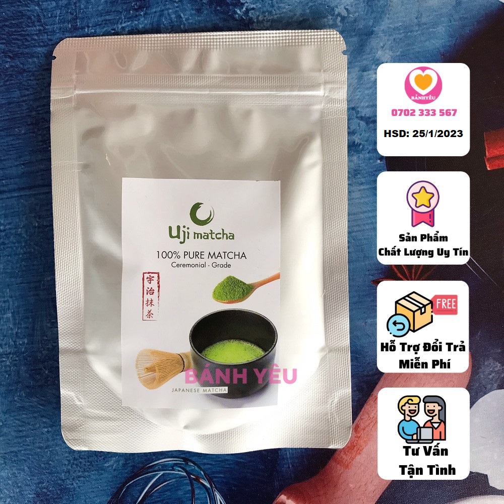 Bột trà xanh Nhật Bản Uji matcha 50g - PL39