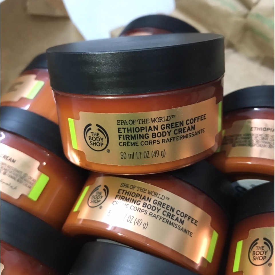 [DATE 2022] Kem dưỡng thể The Body Shop Spa Of the World Ethiopian Green Coffee Cream 50ml