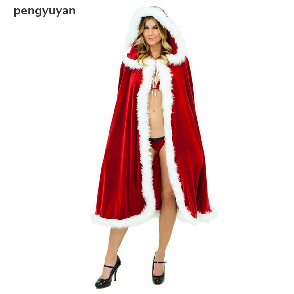 Áo choàng có mũ hóa trang ông già nô-en dịp halloween giáng sinh cho nữ
 | BigBuy360 - bigbuy360.vn
