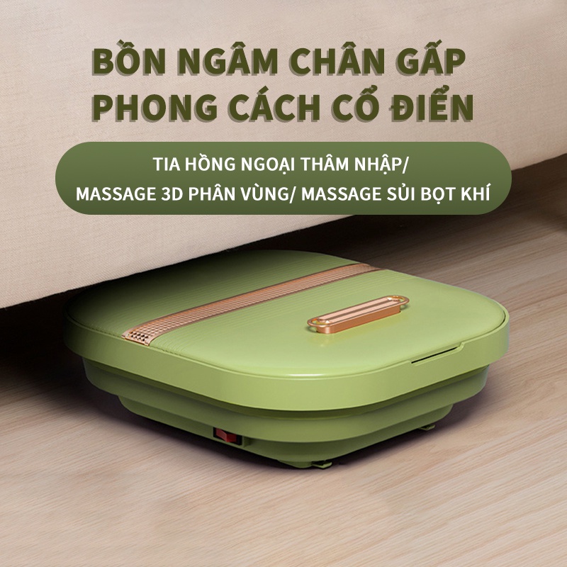 Máy Ngâm Chân - Massage Chân Hồng Ngoại, Tự Làm Nóng Nước, Màn Hình Cảm Ứng,Thùng Gấp Gọn - YN403