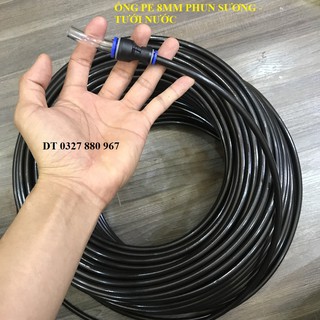ống phun sương PE 8mm 1 mét