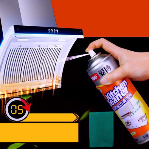 Bình xịt bọt tuyết tẩy rửa đa năng vệ sinh bếp Kitchen Cleaner, nhà tắm Bathroom Cleaner