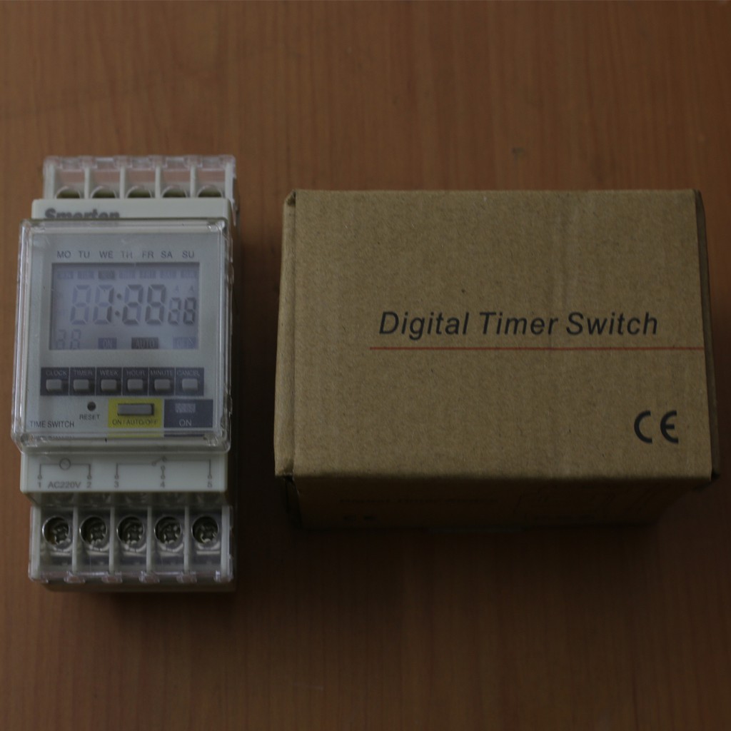 Công tắc hẹn giờ (Timer) 24h AHC8A (Loại Timer điện tử)