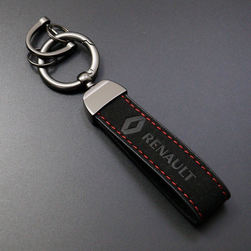 Móc Chìa Khóa Xe Hơi Bằng Hợp Kim Da Lộn Cho Renault Duster Megane 2 Logan Megane 3 Clio