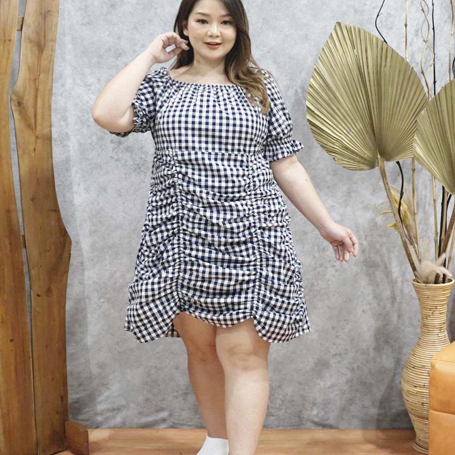 Tốt khi mặc... Esmelle Đầm Jumbo Hàn Quốc Mới Nhất / Đầm Dự Tiệc Cỡ Lớn SIze XXXL / Đầm Dự Tiệc Mới Nhất Cho Nữ