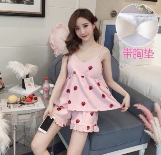 FREESHIP 99K TOÀN QUỐC_BỘ NGỦ 2 DÂY DÂU TÂY | BigBuy360 - bigbuy360.vn
