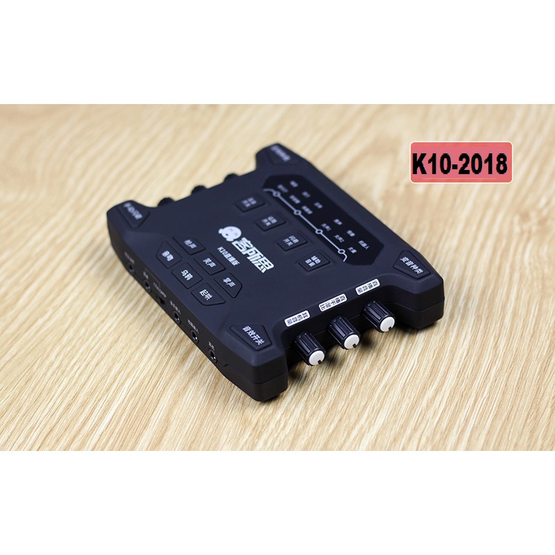 SOUND CARD XOX K10 PLUS BẢN NÂNG CẤP MỚI NHẤT TỪ KS108 VÀ K10 CŨ - K10 2018 ( Ảnh Thật - Chuẩn Như Hình )