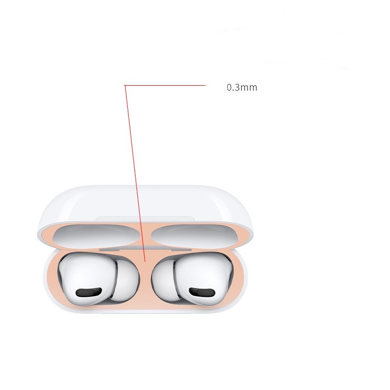 Miếng Dán Chống Bụi Kim Loại Dành Cho Airpod 3