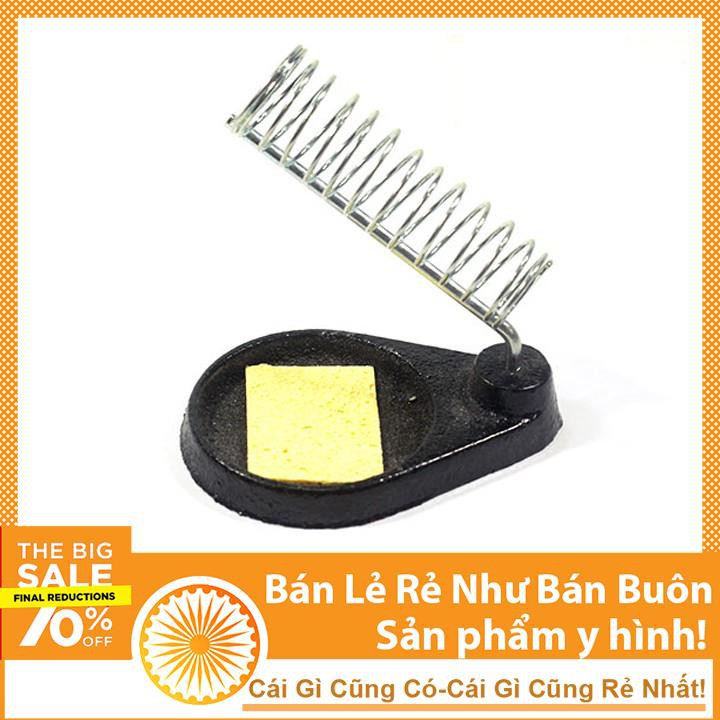 Combo Mỏ Hàn 907 220V-60W và 5 Món Phụ Kiện (Mũi Hàn Dao, Kệ Hàn, Bọt Biển, Thiếc OK, Nhựa Thông)