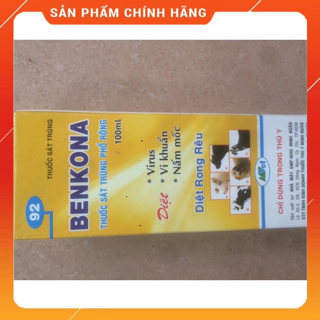 Benkona- thuốc sát khuẩn, khử trùng chai 100ml