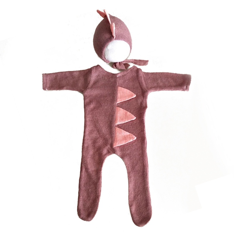 Bộ Áo Liền Quần Bằng Vải Nhung Dệt Kim Co Giãn Dễ Thương Dành Cho Bé