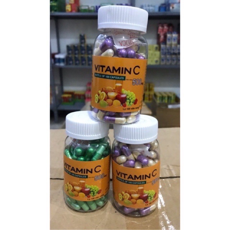 VITAMIN C 500mg _Tăng Đề Kháng_Bổ Sung Vitamin C