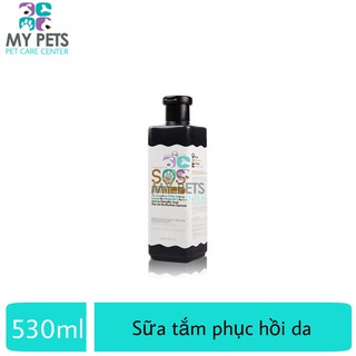 Sữa tắm phục hồi da và lông hư tổn - Sữa tắm SOS đen 530ml