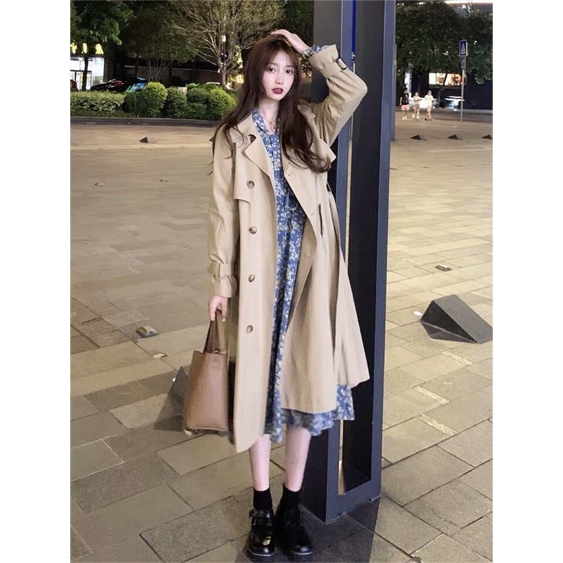 Set áo khoác mangto mix đầm hoa (có dáng ngắn) | BigBuy360 - bigbuy360.vn