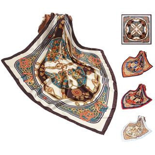 Khăn Choàng Cổ In Họa Tiết Dân Tộc Phong Cách Retro