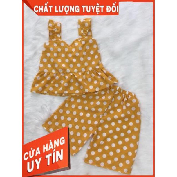 [GIÁ HỦY DIỆT] Đồ Bộ Cánh Tiên Chấm Bi Bé Gái