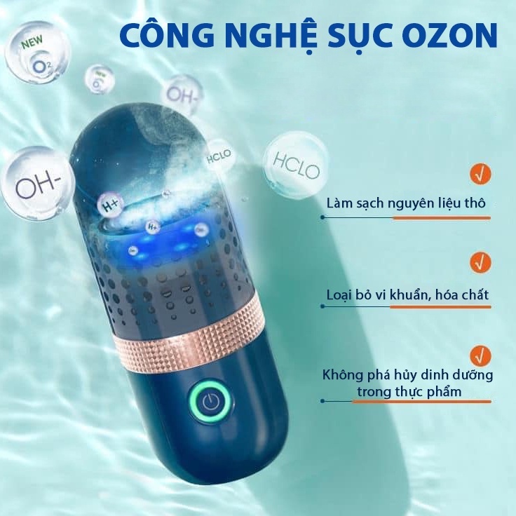 Máy Khử Khuẩn Thực Phẩm DONLIM, Máy Khử Trùng Hoa Quả Loại Bỏ Vi Khuẩn