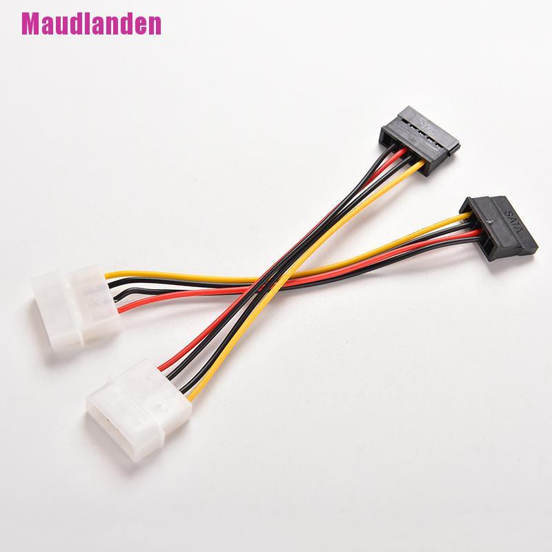 1 Dây Cáp Chuyển Đổi Nguồn Điện 4 Pin Ide Molex Sang 15-pin Serial Ata Sata