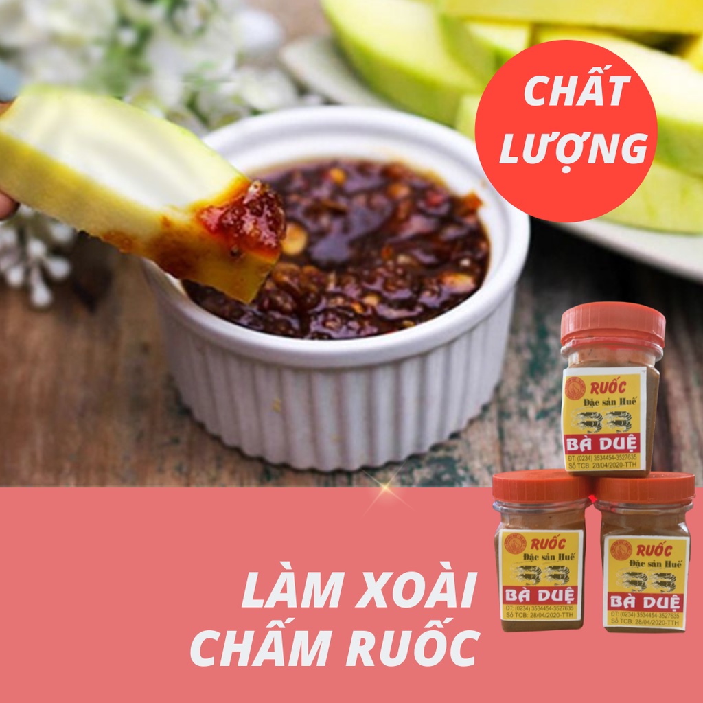 Mắm Ruốc Bà Duệ Hũ 100g Đặc Sản Huế – Gia Vị Cho Những Món Ngon