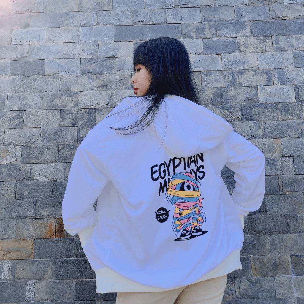 ÁO KHOÁC NỈ NGOẠI NỮ FORM RỘNG PHỐI NÓN TP [NewUnisex]