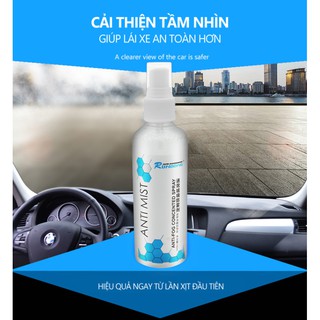 Chai xịt kính xe chống bám nước và sương mù ANTI-FOG SPRAY R-0019