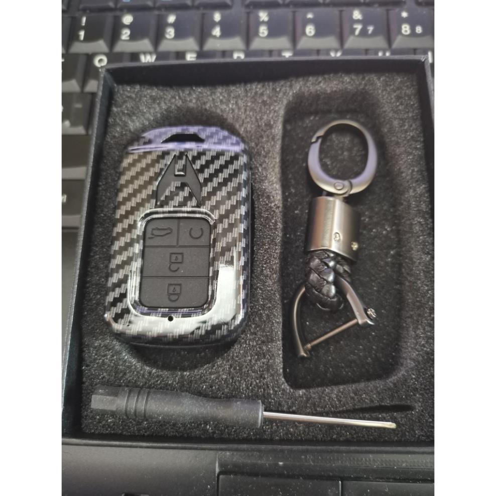 Bao da chìa khóa, Ốp chìa khóa carbon cho xe ô tô Honda City CRV CIVIC