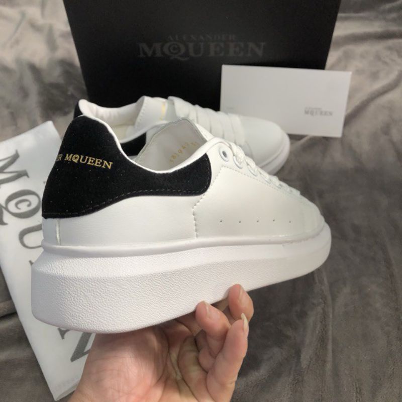 Giày thể thao sneakers mc gót đen dây bản to đẹp khâu đế chắc chắn