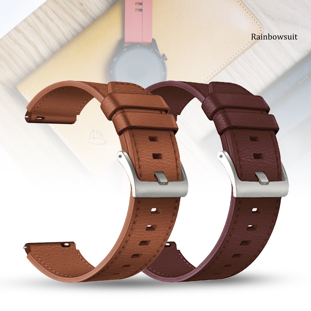 Dây Đeo Giả Da Thay Thế 22mm Cho Đồng Hồ Huawei GT/GT2