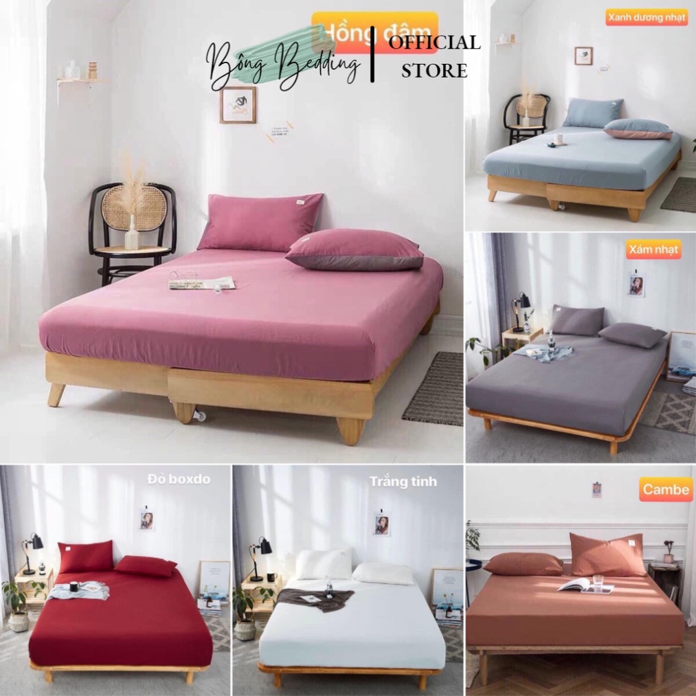 Bộ Ga Gối Chất Liệu Cotton Tici Hàn Quốc Mềm Mịn Có Sẵn Loại Đẹp | BigBuy360 - bigbuy360.vn