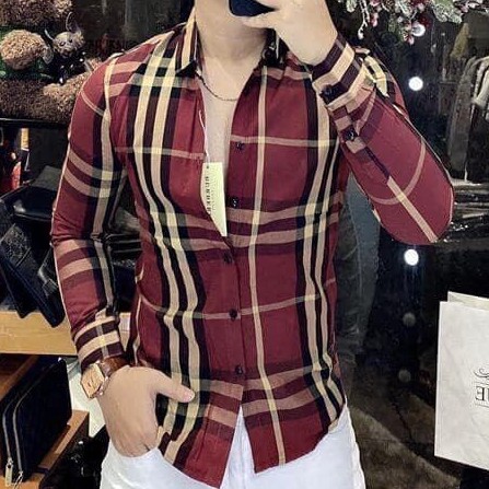 áo sơ mi nam sọc, kẻ ô, cảro, sơ mi cặp đôi dài tay vải 3d lụa mềm mịn đi chơi, đi tiệc | BigBuy360 - bigbuy360.vn