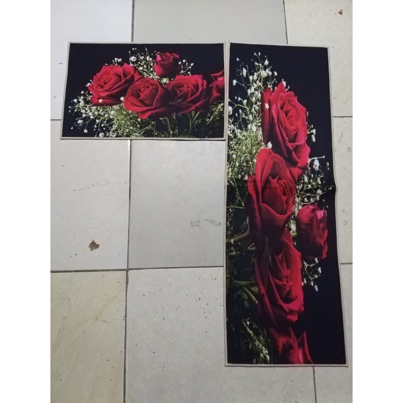 BỘ THẢM BẾP GỒM 2 THẢM: THẢM NGẮN 40 X 60CM VÀ THẢM DÀI 40 X 120CM