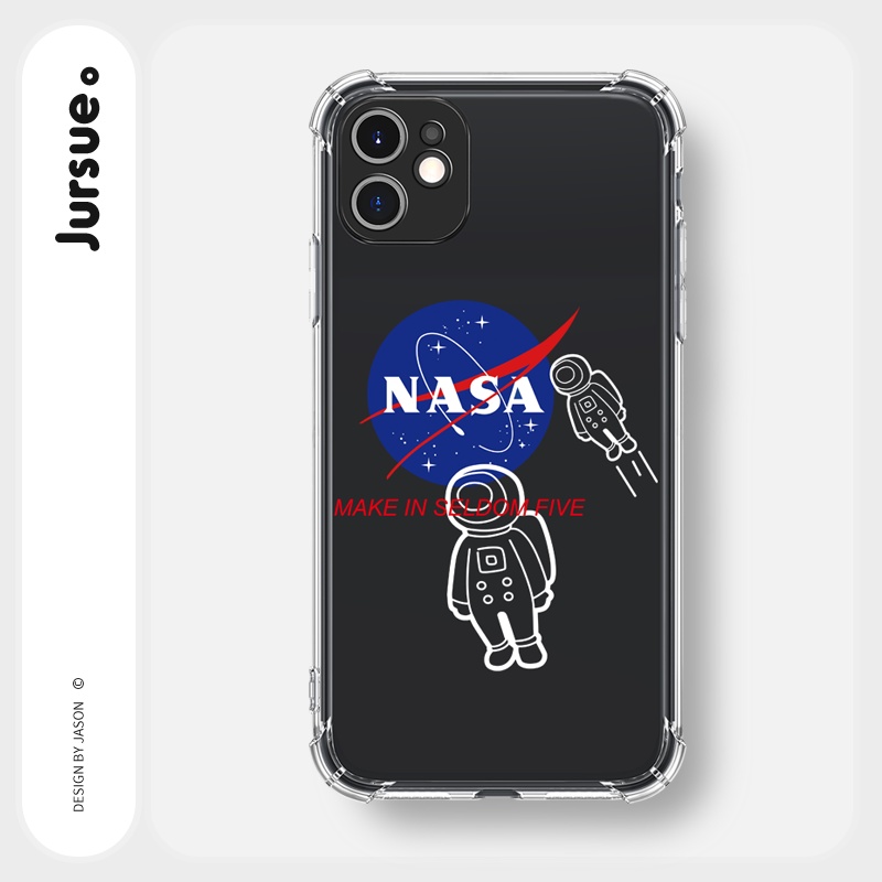 Ốp lưng JURSUE chống sốc silicon mềm hình ngộ nghĩnh cho iPhone 13 12 11 Pro Max SE 2020 X XR XS ip 8 7 6 6S Plus Y75