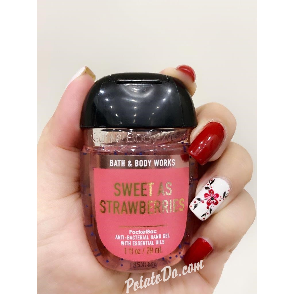 Gel Rửa Tay Khô Sát Khuẩn Bath & Body Works 29 ml - Sweet As Strawberries | BigBuy360 - bigbuy360.vn