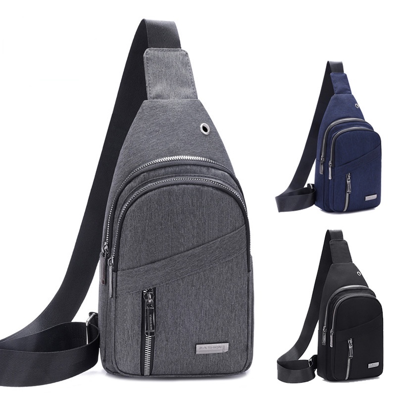 Túi đeo chéo thiết kế mới sức chứa lớn kiểu dáng đơn giản thời trang cho nam