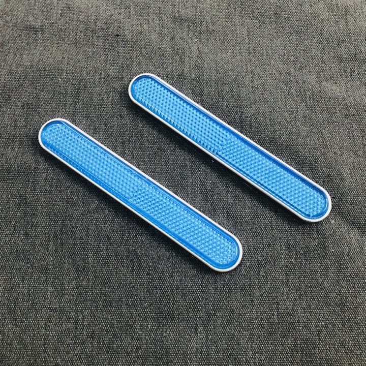 [CHÚ Ý] Bộ mắt mèo phản quang dán xe máy kiểu que dũa tròn độc đáo