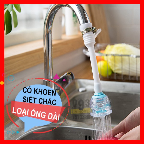Vòi Nước Tăng Áp Bồn Rửa Chén Loại Dài 170 mm Vòi Sen Vòi Nước
