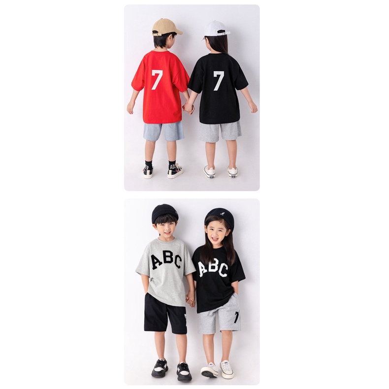 Set quần áo trẻ em cho bé trai và bé gái 18-45kg mẫu &quot; BỘ ABC7 &quot;.MA60.