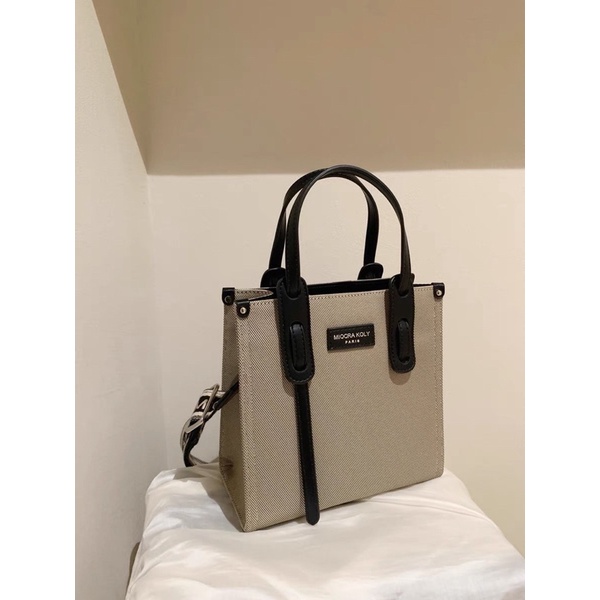 Túi Miocra koly dây to thêu tên hãng