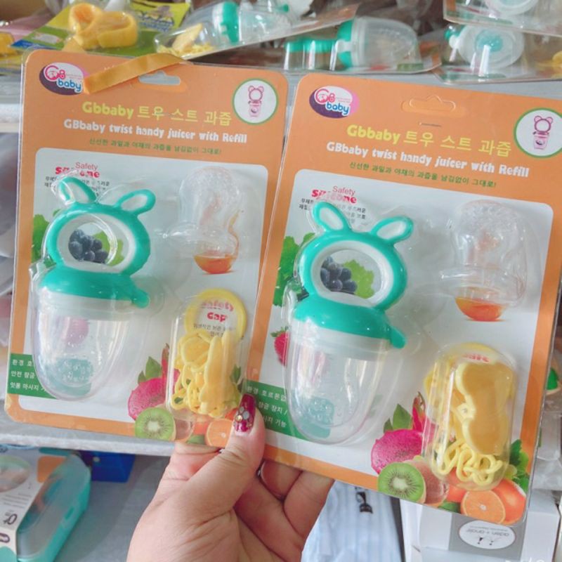 Túi nhai chống hóc GB hoặc sami đóng vỉ cho bé