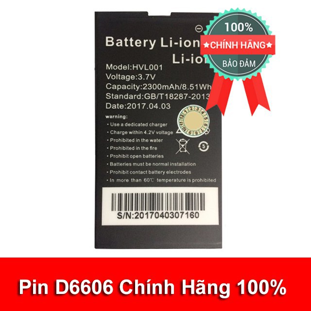 (Rẻ Vô Địch) Pin WIFI D6606 Hàng Zin Bóc Máy Mới 100%