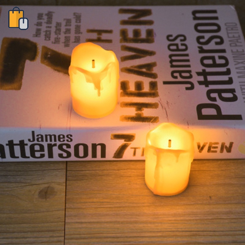 Đèn LED hình nến không khung chạy bằng pin trang trí nhà cửa/tiệc cưới/sinh nhật