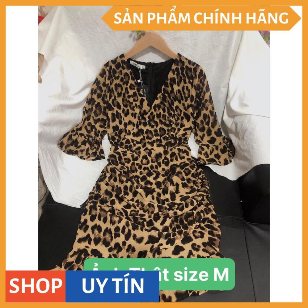 Đầm ôm  cổ V, họa tiết da beo sang chảnh  tôn da, đi chơi đi tiệc hay cafe đều hợp, hàng cao cấp có lót dày mịn - Đ0092 | BigBuy360 - bigbuy360.vn