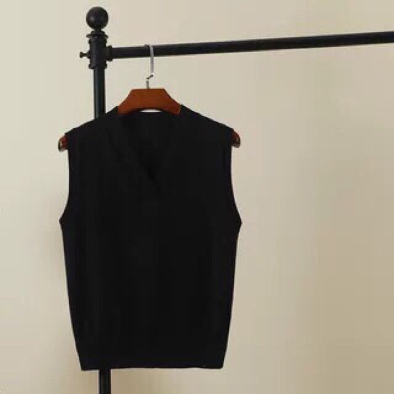 Áo len Gile nữ cổ tim, siêu ấm áp phong cách thời trang thu đông dành cho nữ | BigBuy360 - bigbuy360.vn