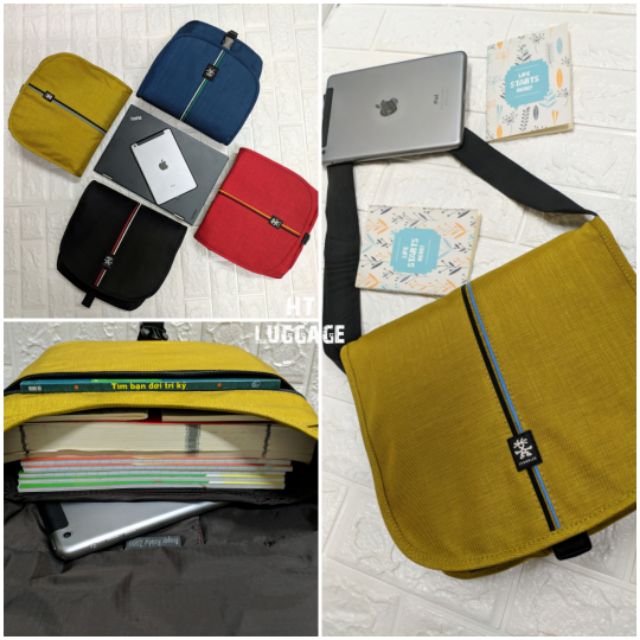 Túi đeo chéo kháng nước Crumpler square S Unisex