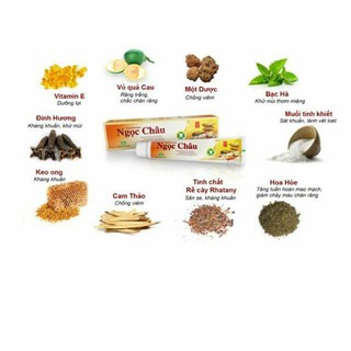 Kem đánh răng dược liệu Ngọc Châu