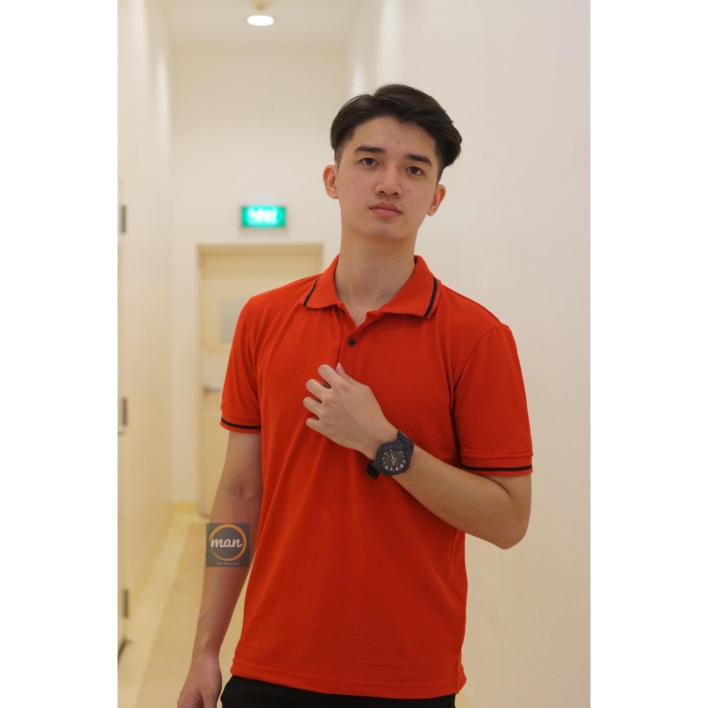 [SALE] Áo Thun Nam Polo Có Cổ Tay Ngắn Phối Màu ManVN | BigBuy360 - bigbuy360.vn