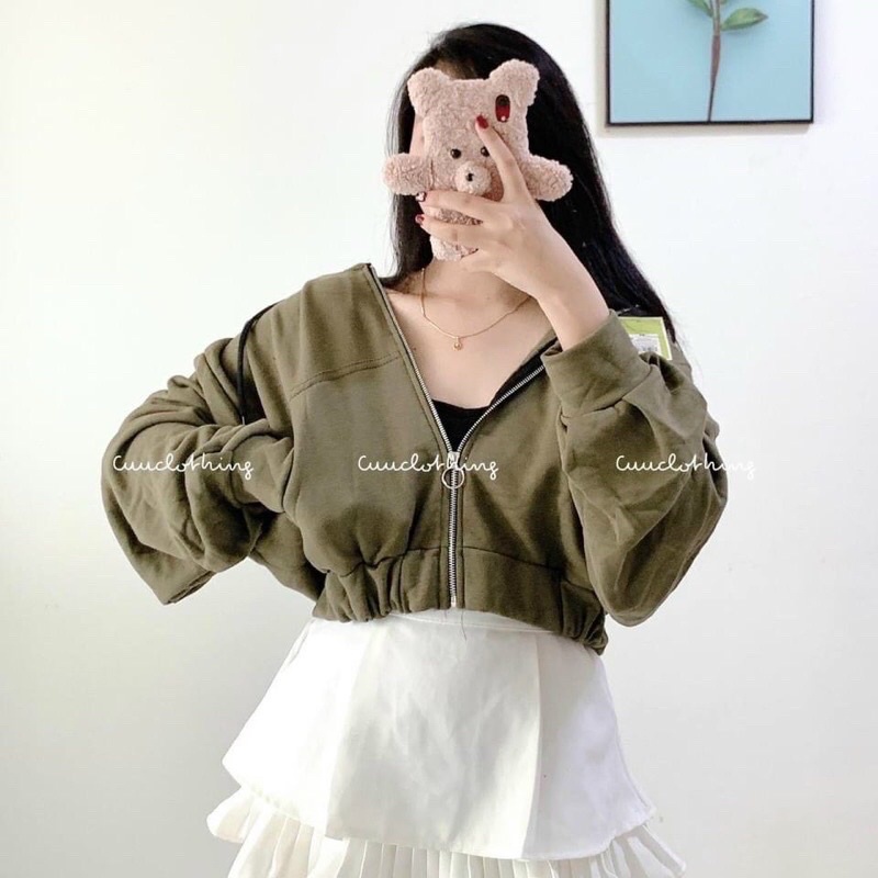 Áo Nỉ Croptop Tay Dơi Freesize Dưới 65Ký | BigBuy360 - bigbuy360.vn